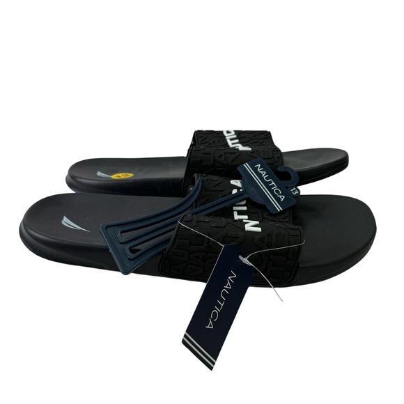 Nautica Other - Nautica Men's Open Toe Slide Sandals Size 13 NEW # Box M447